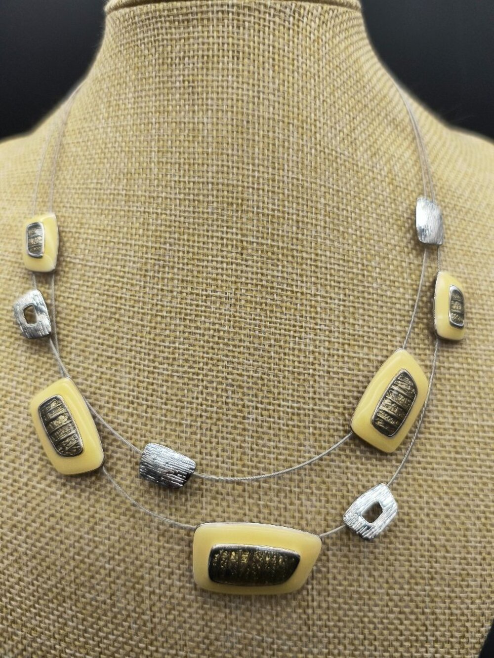 Spoutnik Modernist Geometric Necklace • Artisan Minimalist Statement Piece